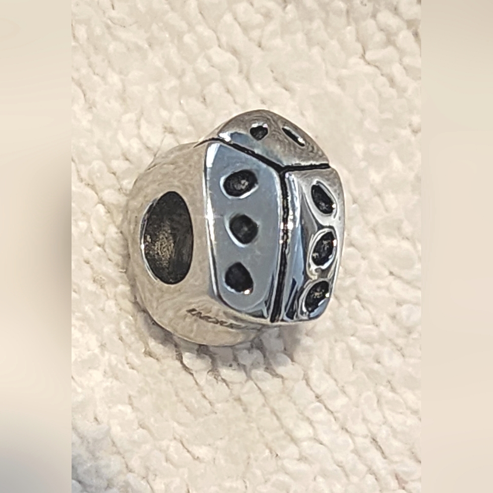 NEW LADYBUG MORELLATO STERLING SILVER CHARM/BEAD